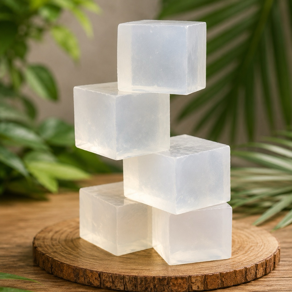 Phôi xà phòng glycerin Trong - Phôi xà bông trong làm xà phòng Thiên Nhiên escoco