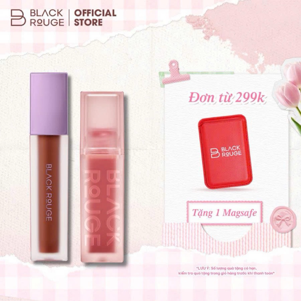 Combo 1 Son Kem Black Rouge A12 + DL06