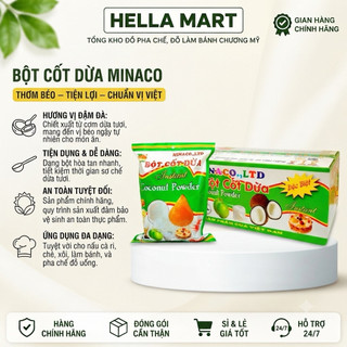 Bột Cốt Dừa 10 gói mỗi gói 50g Bột Pha Chế Trà Sữa Đá Xay Quán Cà Phê Nguyên Liệu Đồ Uống