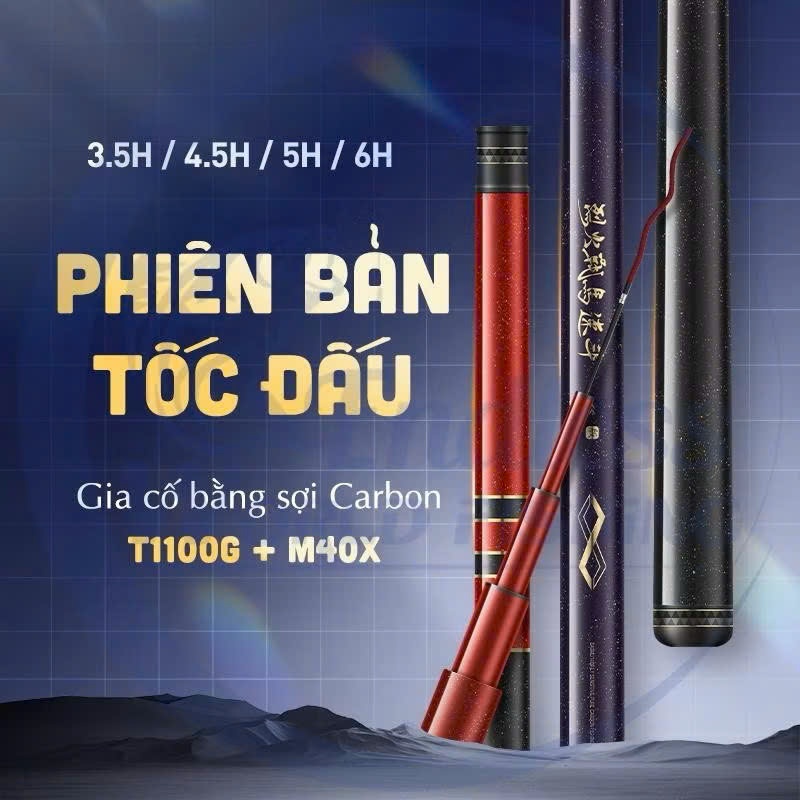 CẦN HỎA CHIẾN MÃ – TỐC ĐẤU (GT)- Hàng Chính Hãng- Đi Câu Bắt Cá