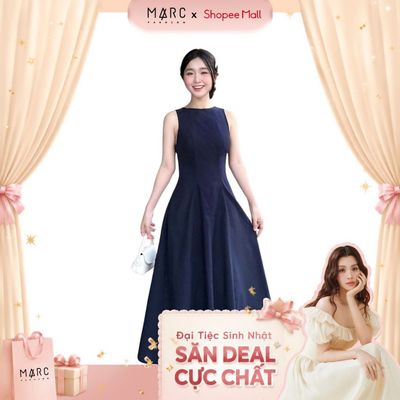 MARC FASHION Đầm Midi Sát Nách Cơ Bản - FADD102511