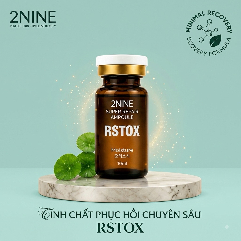 Ampoule phục hồi da RS Tox chính hãng Hàn Quốc 10ml 2nine phục hồi da kích ứng