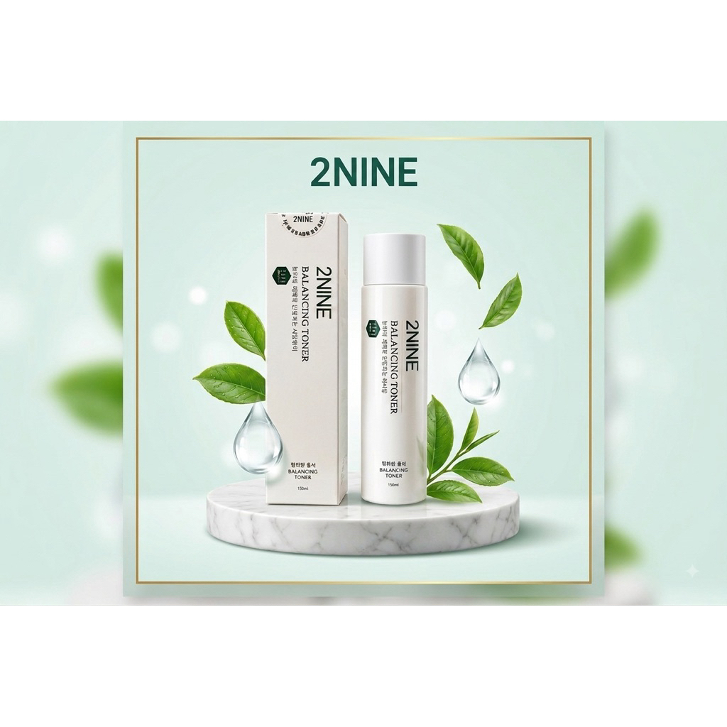 Nước hoa hồng 2NINE cấp ẩm – cân bằng da – dịu nhẹ 120ml