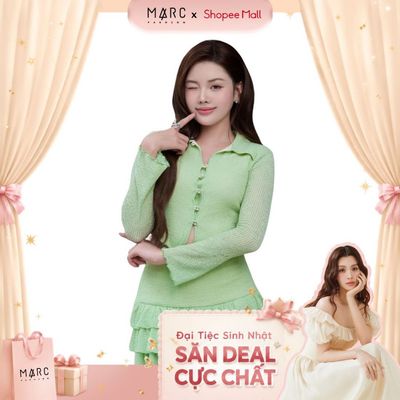 MARC FASHION Áo Ren Thun Cổ Lật - CBQH061125