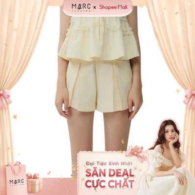 MARC FASHION Quần Short Xếp Ly Hộp Thân Trước - CBSH072025