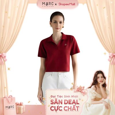 MARC FASHION Áo Cổ V Dệt Kim - CBAL102502