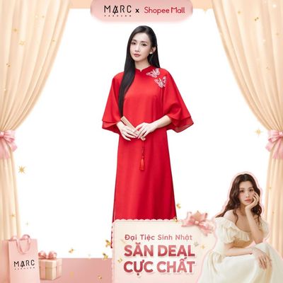 MARC FASHION Set Áo Dài Đào Vân  ( Áo + Quần ) - CBSE112507
