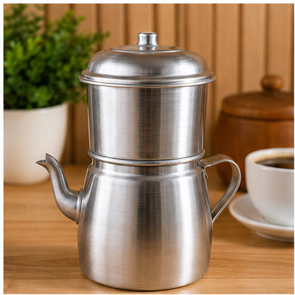 Phin cafe nhôm có ấm lớn, phin cafe 100-200gr