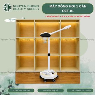 (HCM-HÀNG CAO CẤP) Máy Xông Hơi Mặt 1 Cần (Hơi Nóng) OZT-01 - Hàng Chính Hãng - Bảo Hành 6 Tháng