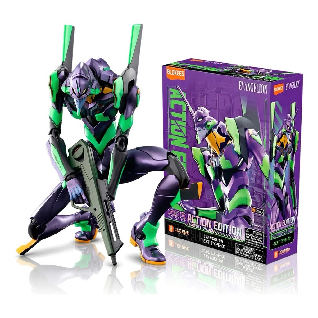Mô hình nhân vật trang trí Blokees Evangelion