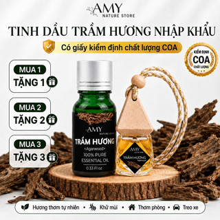 Tinh dầu trầm hương xông phòng thiên nhiên nguyên chất LT Farm 10ml làm nến thơm xông tinh dầu phòng