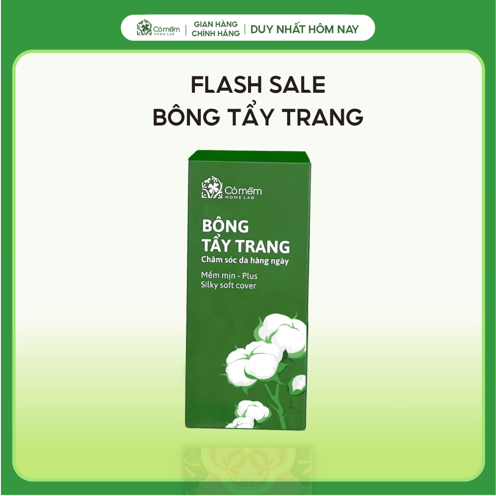 [FLASH SALE] Bông tẩy trang Cỏ Mềm