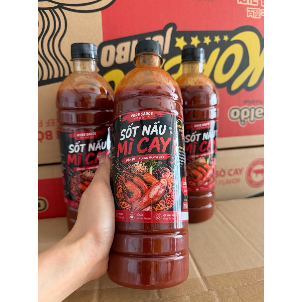 Sốt mi cay kore sauce Chai 1l