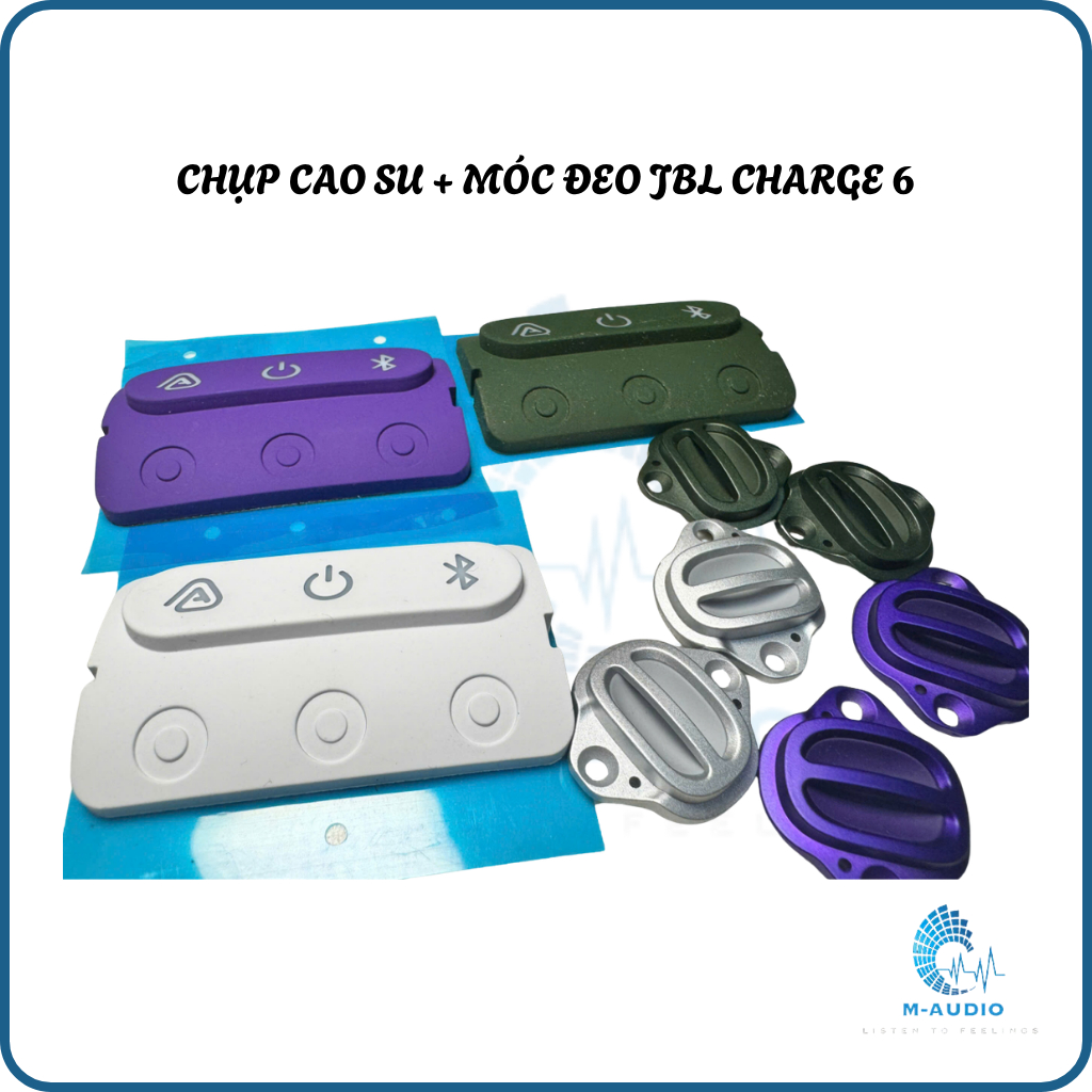 PHÍM + MÓC ĐEO CHARGE 6, PHỤ KIỆN THAY THẾ LOA CHARGE6