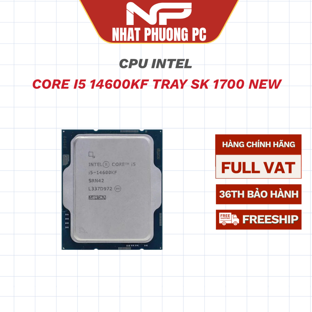 CPU INTEL CORE I5 14600KF TRAY SK 1700 NEW