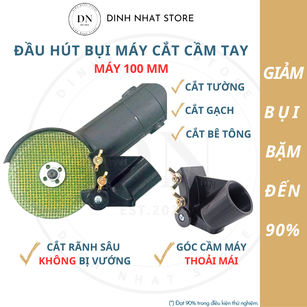 Đầu hút bụi máy cắt cầm tay 100 DN Store