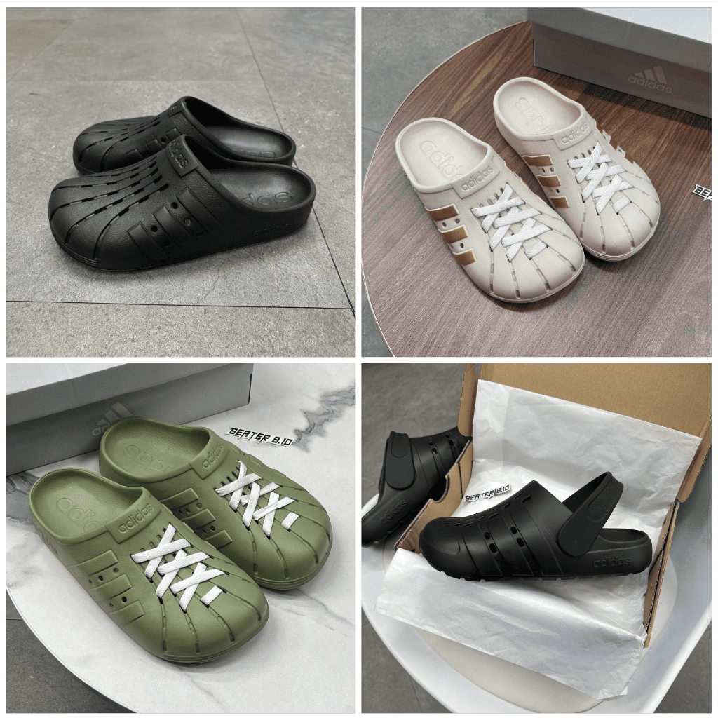 [CHÍNH HÃNG] DÉP SỤC ADILETTE CLOGS CORE BLACK (GZ5886)