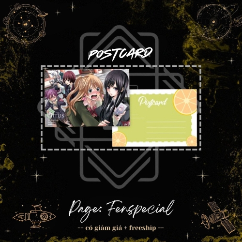 [CHỈ PHỤ KIỆN] Postcard - Citrus - Tập 4 - Bản Đặc Biệt - Đánh Dấu Trang - F Bookmark