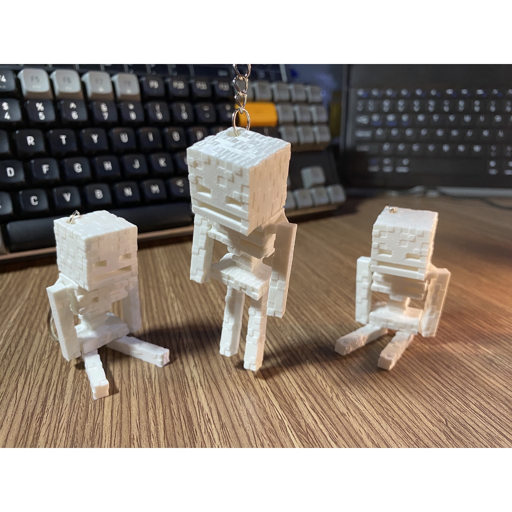 [MINECRAFT] Figure Skeleton Minecraft In 3D – Mô Hình Quái Vật Game