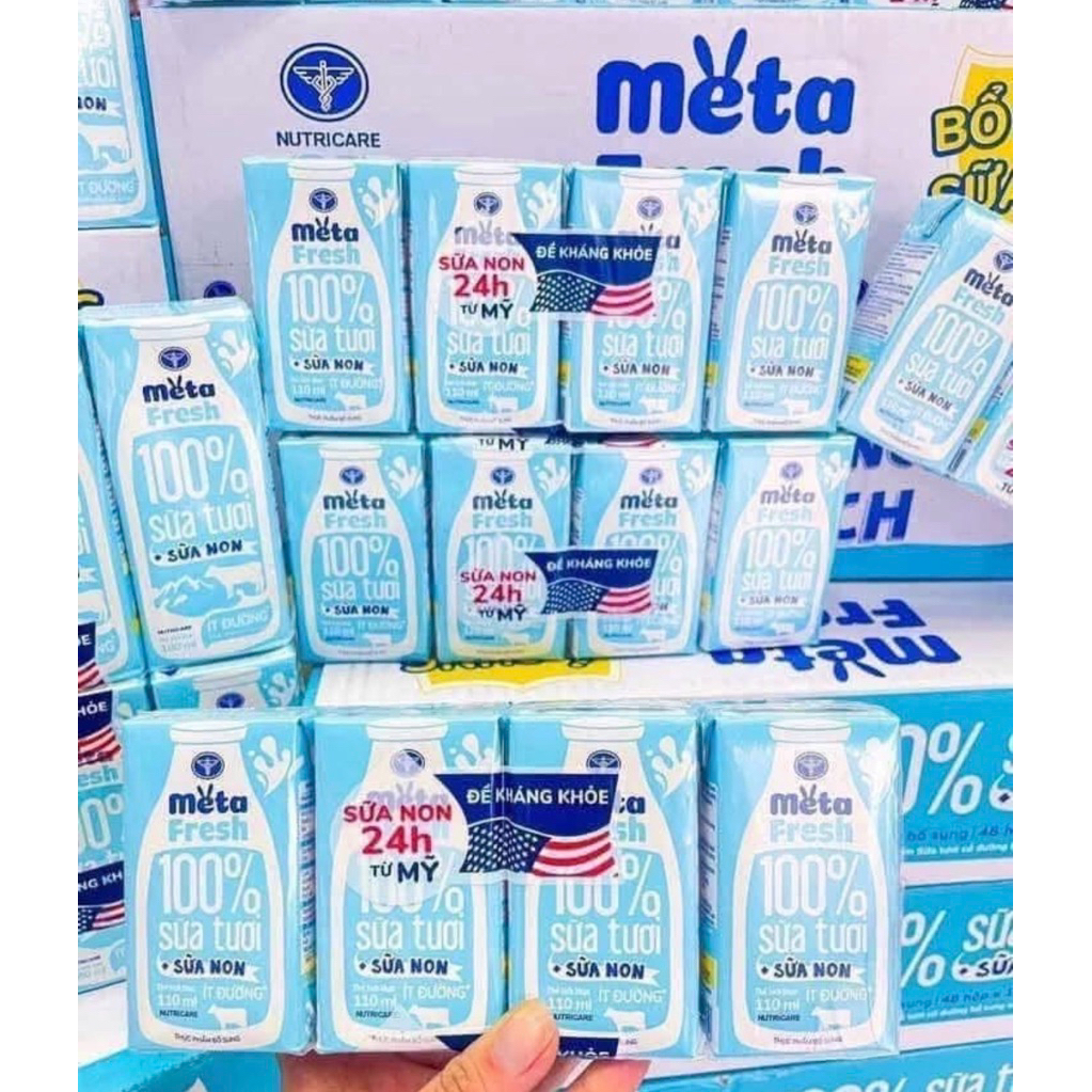 SỮA TƯƠI METACARE FRESH THÙNG 110ml và 180
