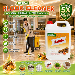 Nước thơm lau sàn nhà Hando 5L Hương Quế