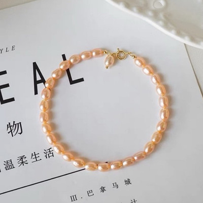 Vòng Tay Bạc 925 Hạt Ngọc Trai 6ly Độ Bóng 5A Thời Trang - Ngọc Trai Trường Thịnh