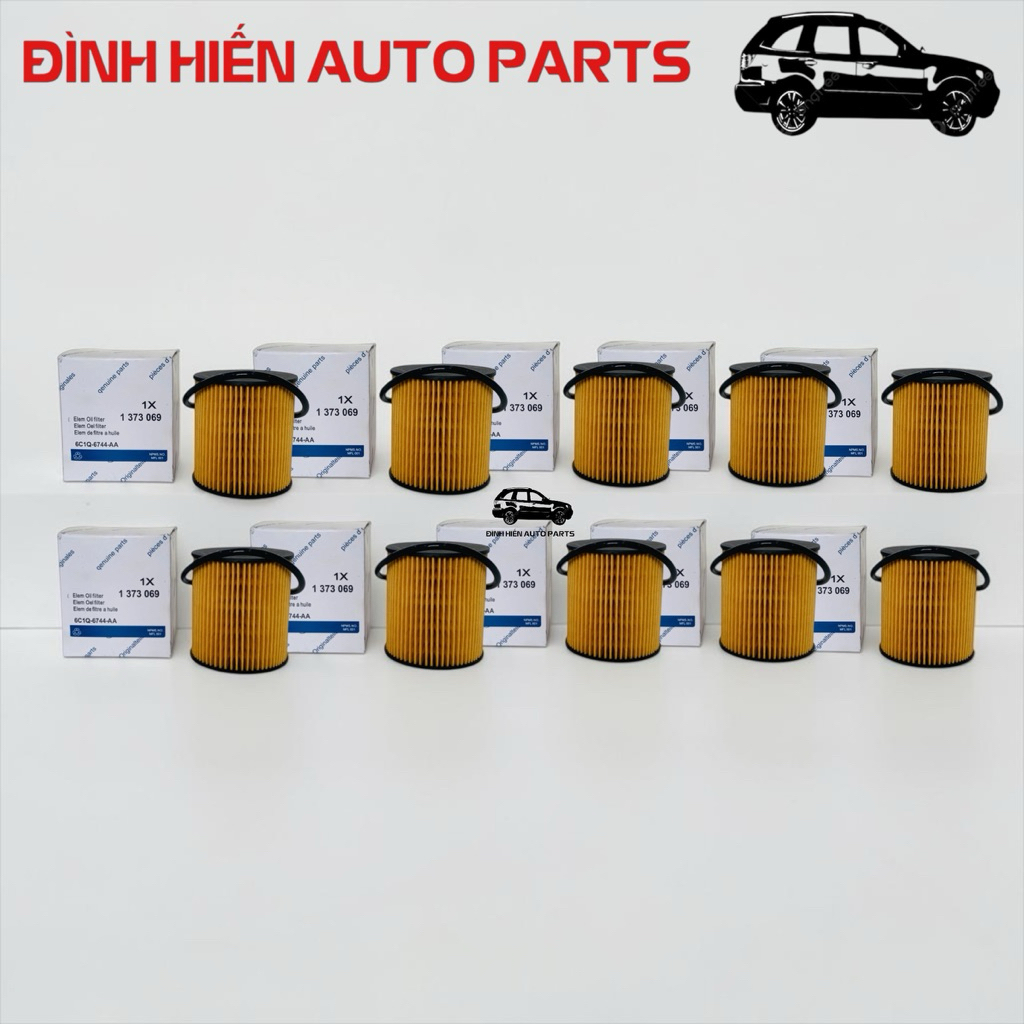 Combo 10 cái lọc nhớt giấy vàng xe Transit (đời 2008-2021) (Mã: 6C1Q6744AA | 6C1Q-6744-AA)
