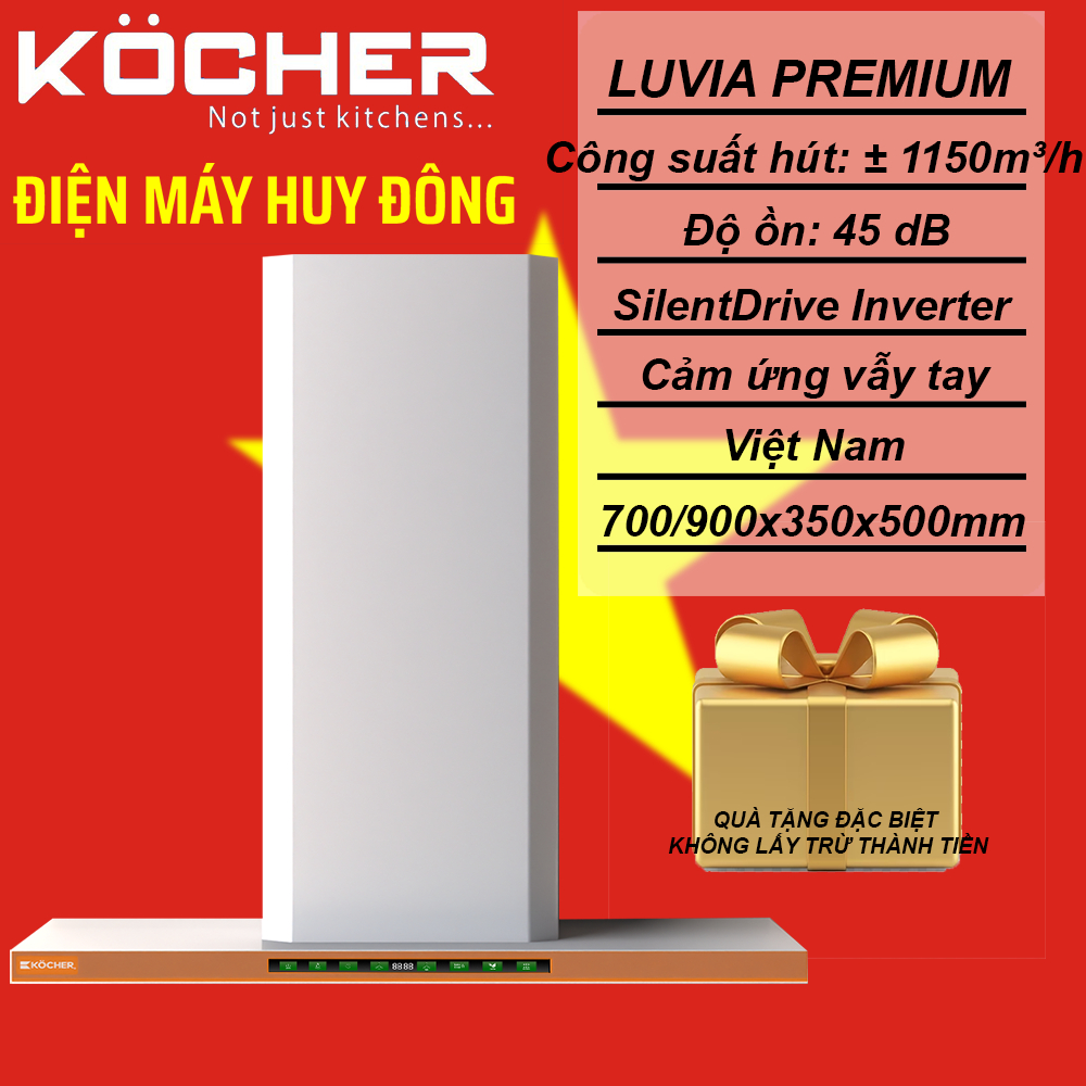 MÁY HÚT MÙI KOCHER LUVIA PREMIUM