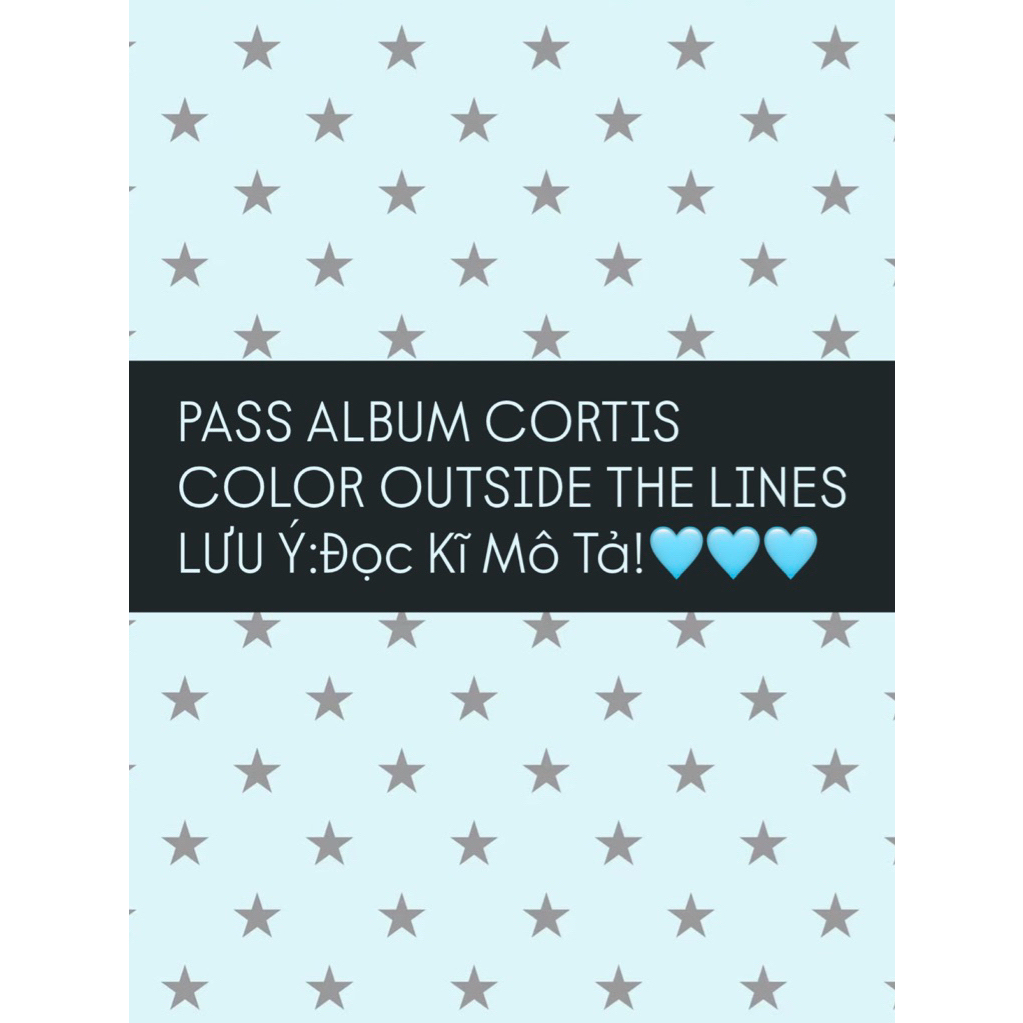 [Chính Hãng] Album Cortis Color Outside The Lines-Scene 1-Đọc Kĩ Mô Tả
