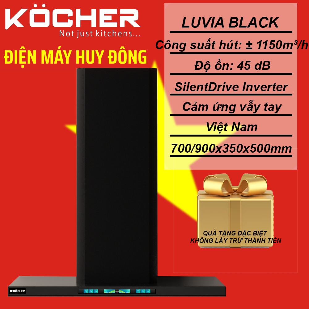 MÁY HÚT MÙI KOCHER LUVIA BLACK