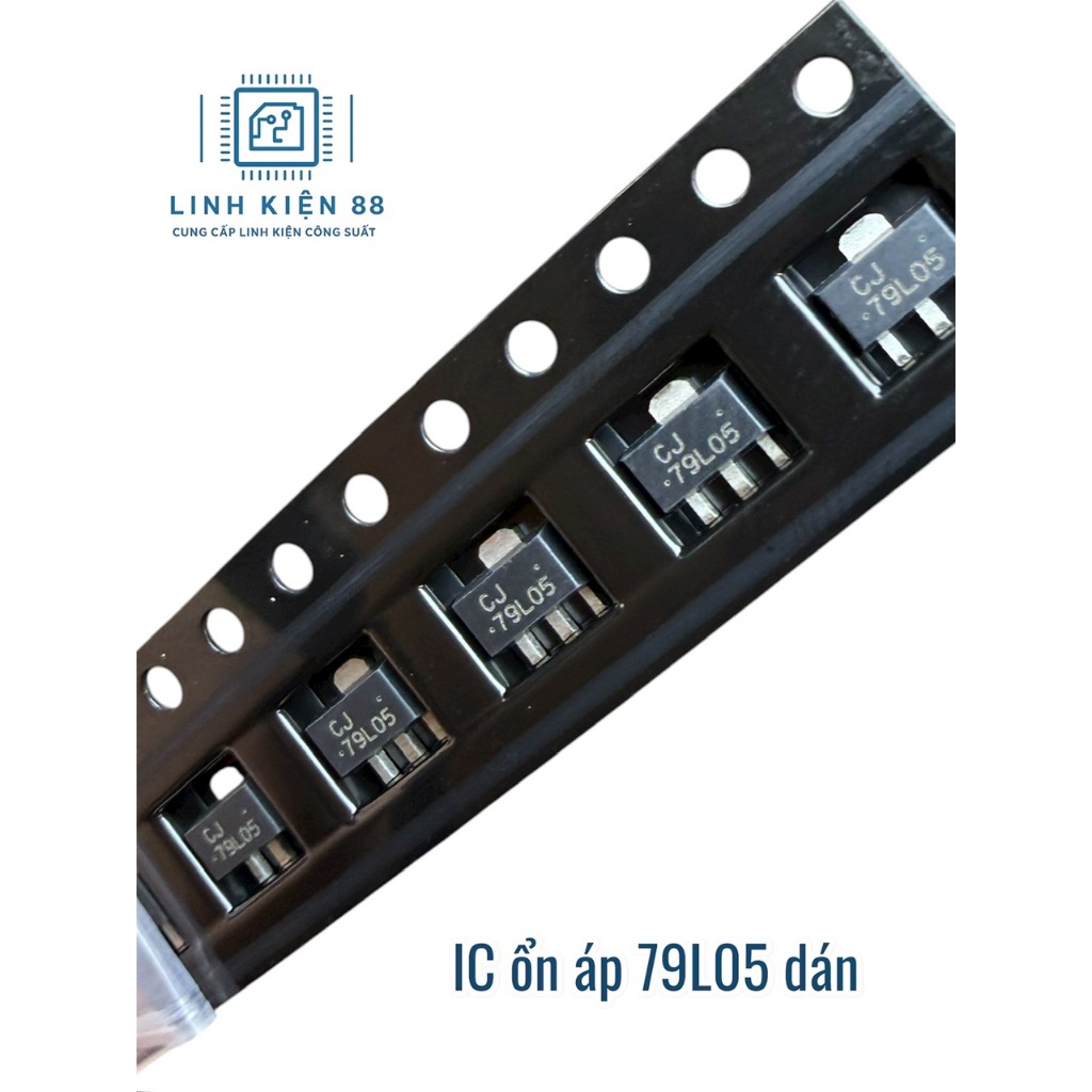 10 con CJ79L05 79L05 0.1A SOT-89 dán mới