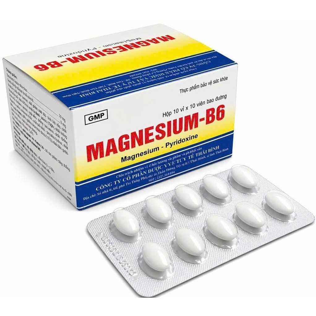 Magie B6 dovephar Magnesi B6 bổ sung vitamin B6 và Magnesi viên uống bổ sung vitamin B6 và Magnesi v