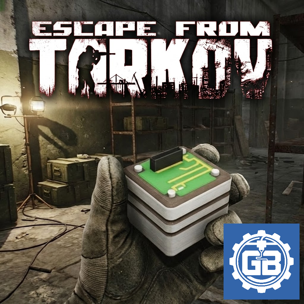 Vật phẩm Tridium Escape From Tarkov mô đun ảnh nhiệt Iridium trưng bày