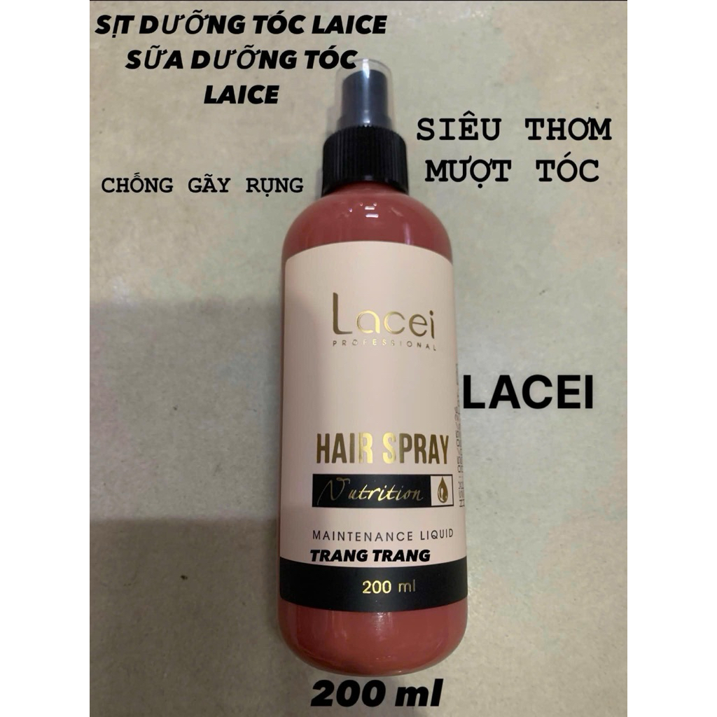 Sịt duỡng tóc LAICE HỒNG, Sữa dưỡng tóc LAICE , phục hồi tóc , Chống khô sơ Chẻ Ngọn Tóc , Giữ Màu N