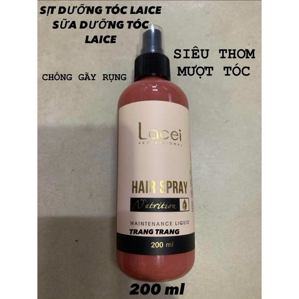 Sịt duỡng tóc LAICE HỒNG, Sữa dưỡng tóc LAICE , phục hồi tóc , Chống khô sơ Chẻ Ngọn Tóc , Giữ Màu N
