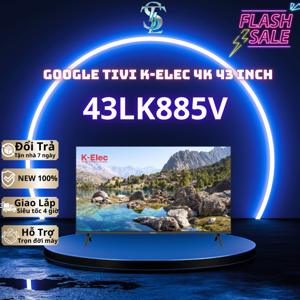 Google Tivi K-Elec 4K 43 inch 43LK885V