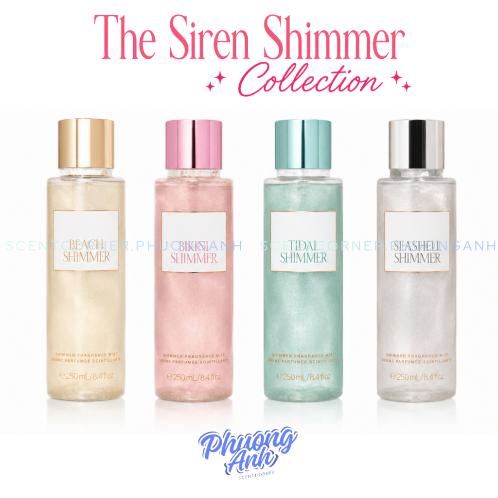 [ Mini để thử mùi ] Beach Shimmer | Seashell Shimmer | Tidal Shimmer | Bikini Shimmer - Xịt thơm Bod