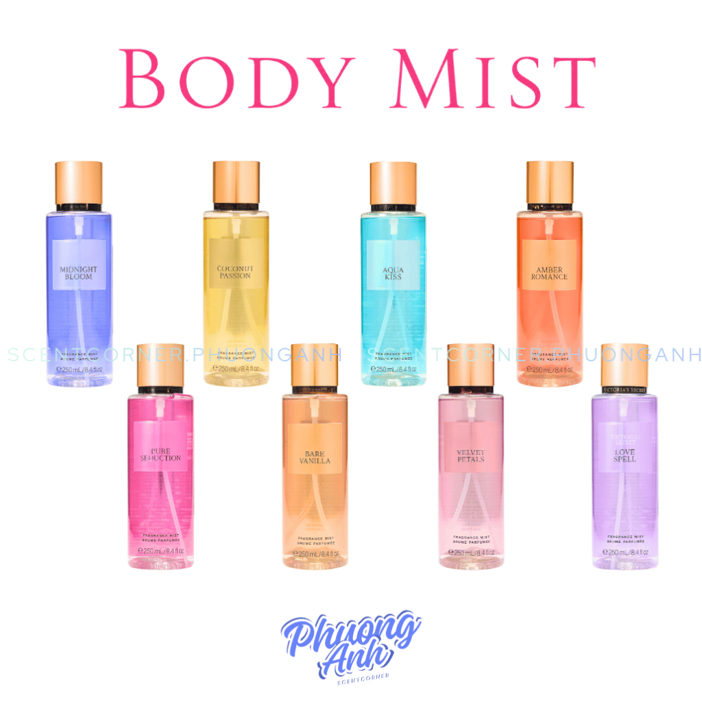 [ Mini 10ml để thử mùi ] Xịt Thơm Body Mist V.iC