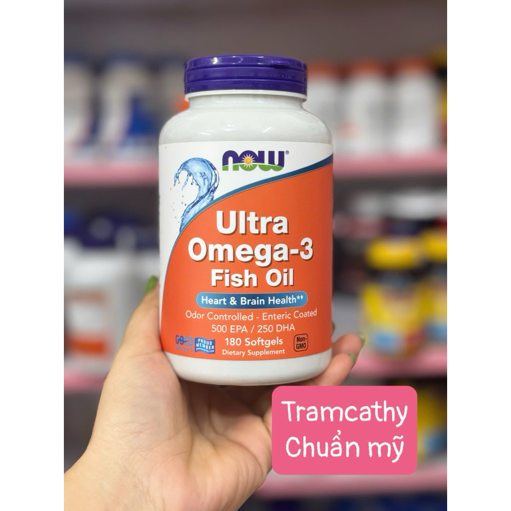 NOW Ultra Omega fish oil Dầu cá bổ sung Omega-3