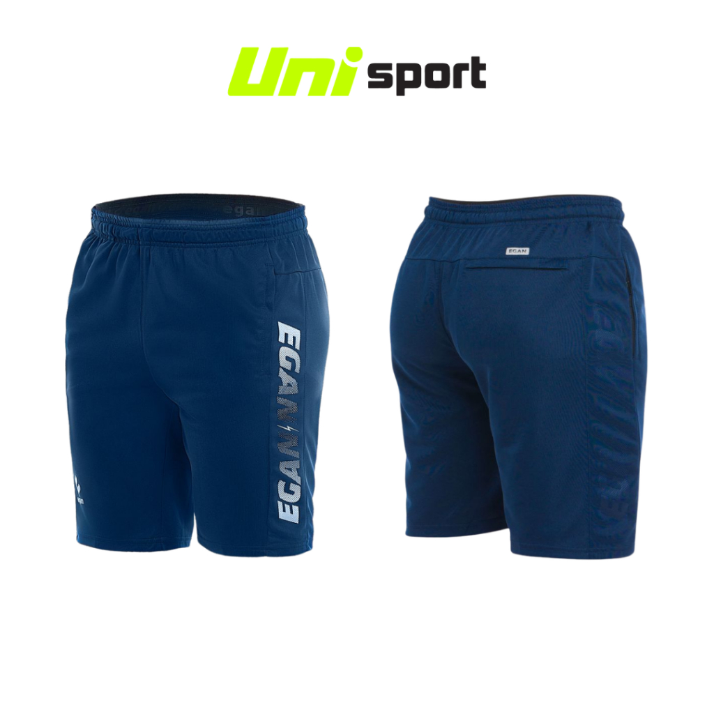 Quần Short Thun Lửng Egan 06 Xanh Bích - Form Thể Thao Năng Động, Vải Co Giãn Thoải Mái