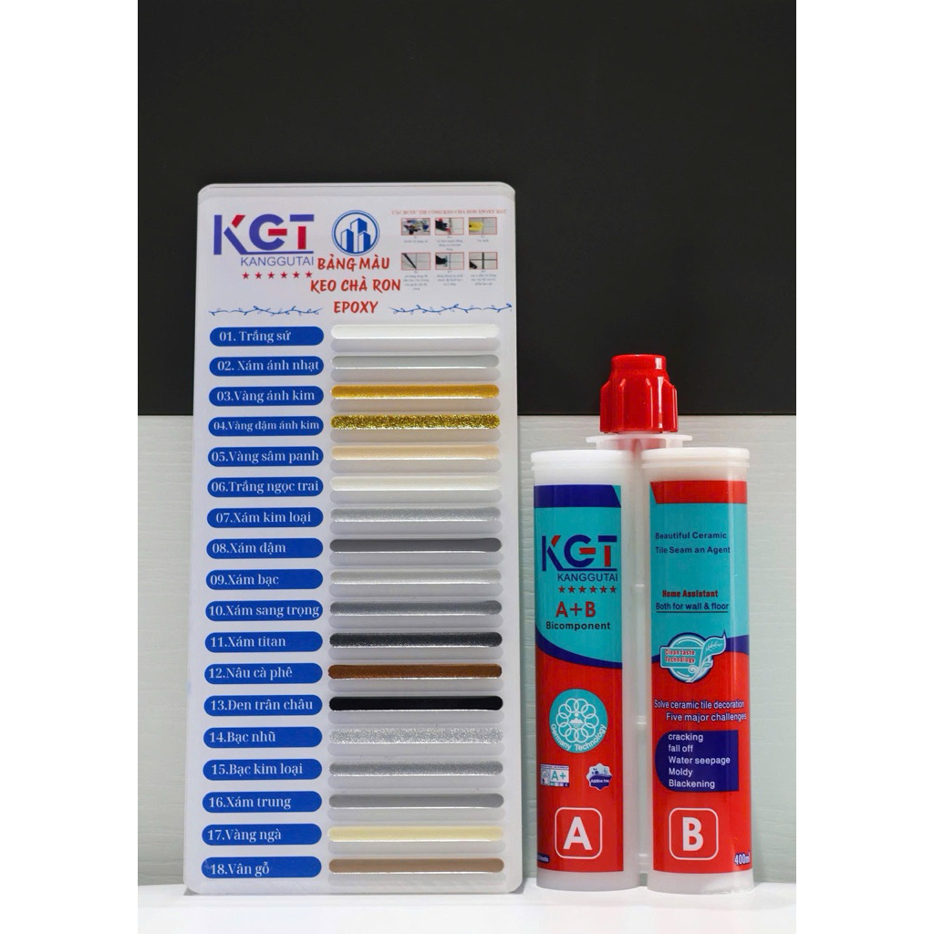 bảng màu keo KGT