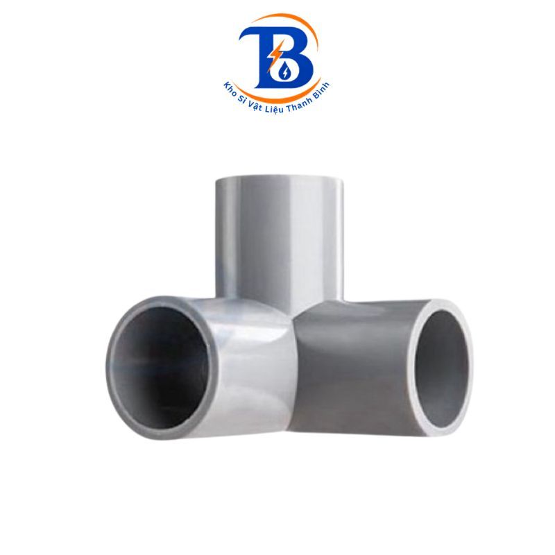 Co Góc- Co 3 Nhánh Size 21-27-34 U-Pvc NHỰA BÌNH MINH.