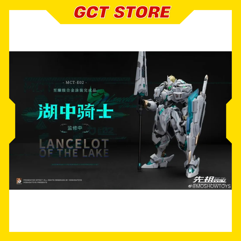 [PRE ÍT NGÀY] Mô Hình Metal Build MCT-E02 Lancelot of The Lake Trắng - Chính hãng Moshow Toys