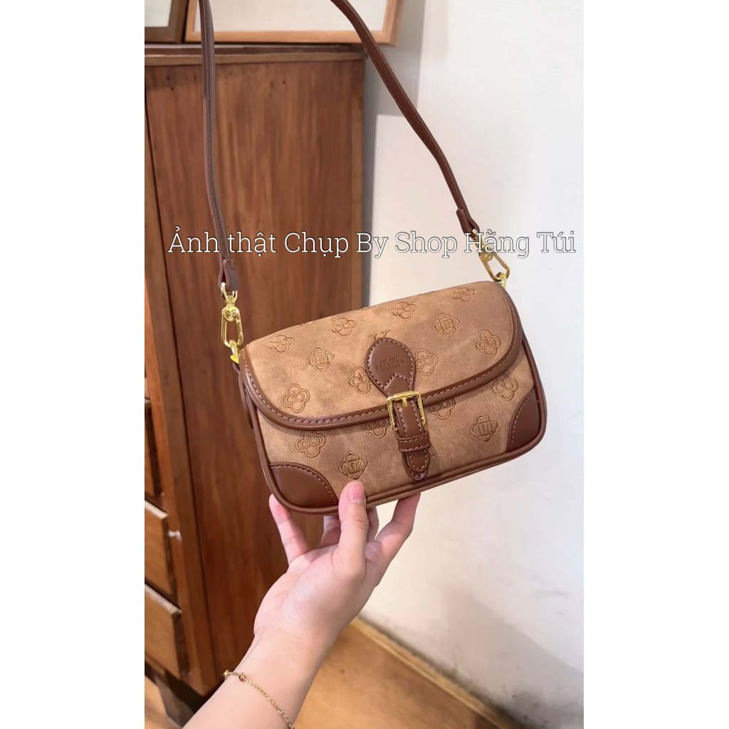 Túi SAINA Size 21cm Nắp gập - 2 quai đeo Thay đổi