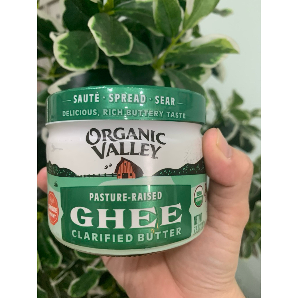 SIÊU NGON - Bơ GHEE hữu cơ Organic Valley Organic Valley Ghee Butter CỦA mỹ 212g