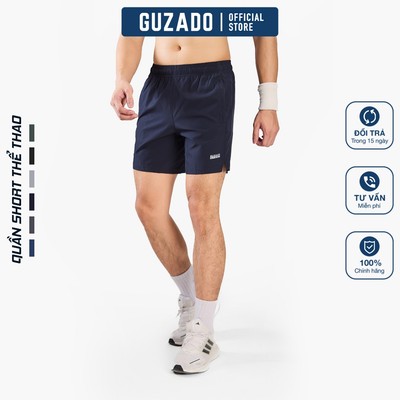 Quần Short Run Nam GUZADO Active Sport Vải Gió Siêu Nhẹ, Form Ngắn Thoải Mái Vận Động GSR11-GASA25S001
