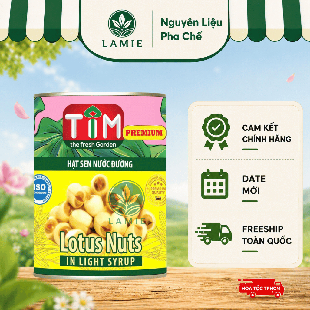 Hạt Sen Ngâm Đường Nif 560gr | Sen Nif | Hạt Sen Tim | Sen Tim Đóng Lon | Hạt Sen Ngâm Đường Tim