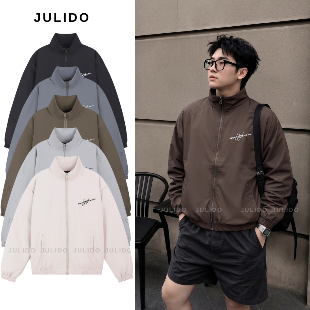 Áo khoác JULIDO hai lớp trượt nước cản gió chống tia UV menwear jacket