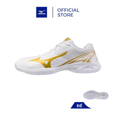 Giày Cầu lông Unisex WAVE CLAW 4 Trắng Vàng - 71GA264318