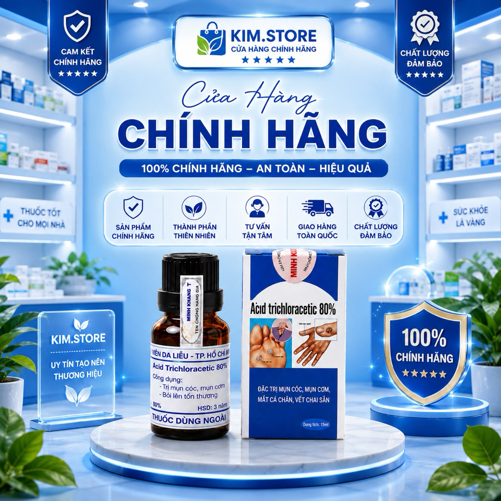 Lọ chấm , tẩy mụn cóc, mụn thịt , mụn cơm…15ml acid trichloracetic80%